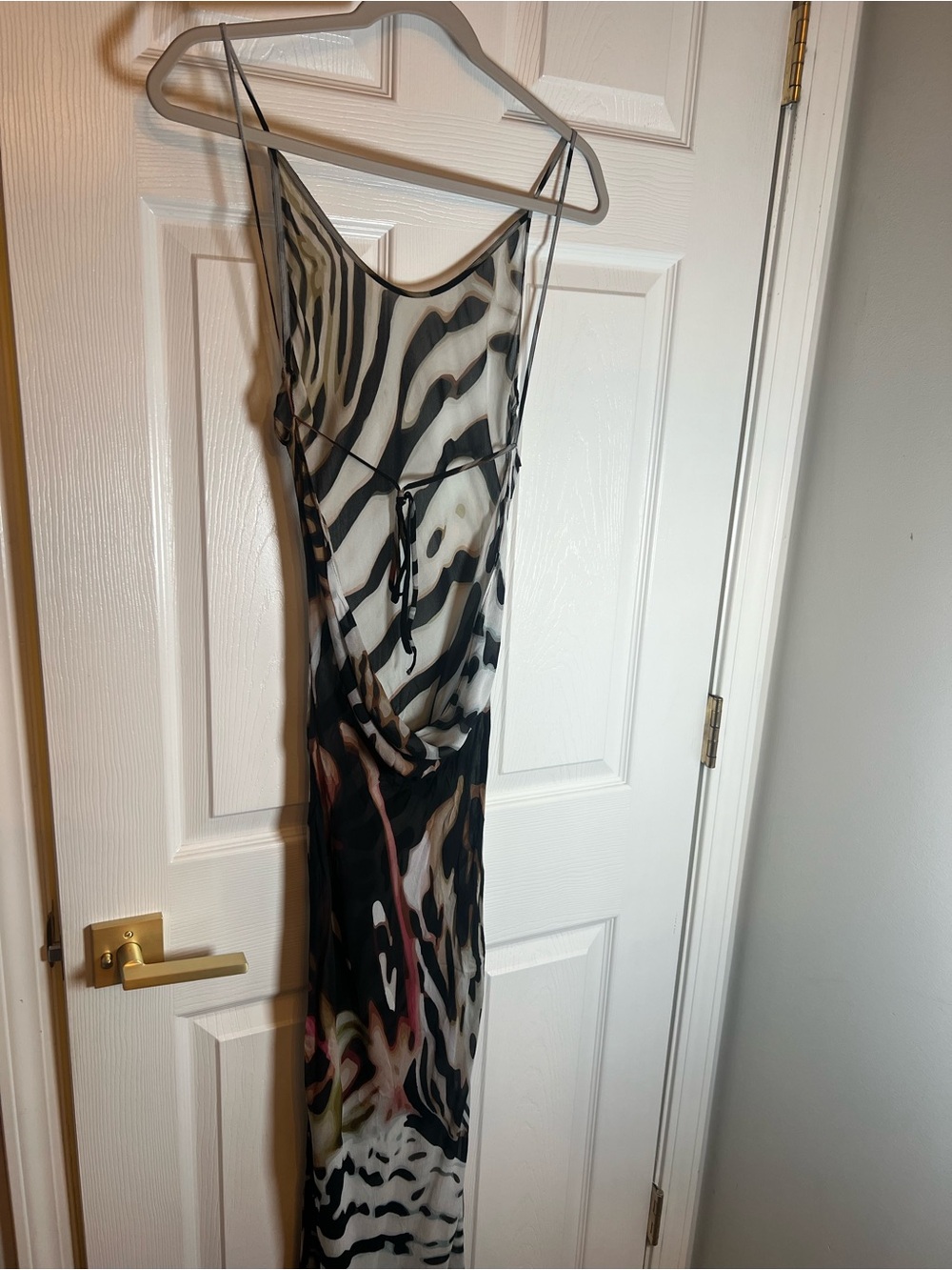 1XBLUE Maxi Dress in Orchid Stripe - Picture 4 of 6